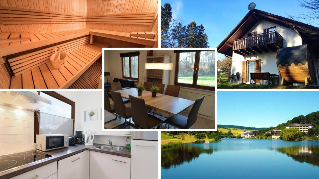 Seepark Kirchheim Ferienhaus Bei Zeta Mit Sauna 外观 照片