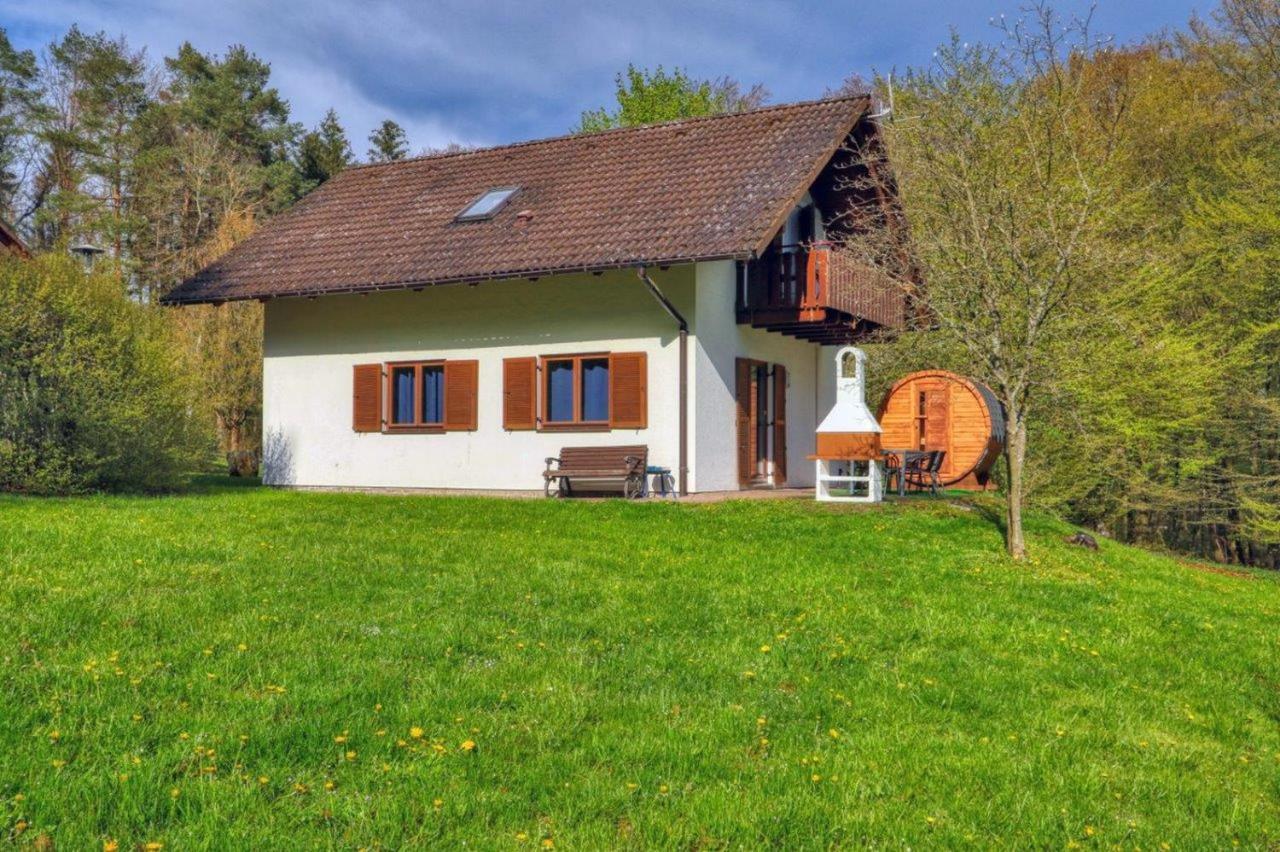Seepark Kirchheim Ferienhaus Bei Zeta Mit Sauna 外观 照片