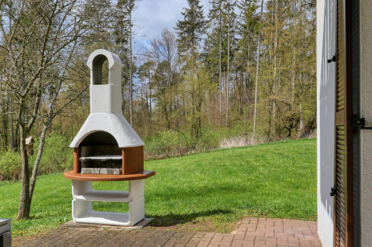 Seepark Kirchheim Ferienhaus Bei Zeta Mit Sauna 外观 照片
